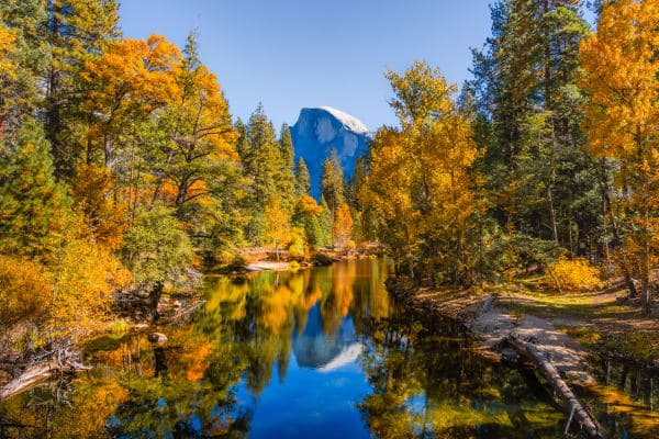 Yosemite Valley In Autumn (Sentinel Bridge)